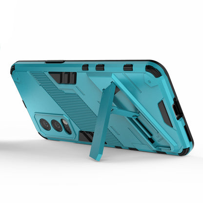 Full-Body Protection Slim Hard PC + Soft TPU Cover with Kickstand for OnePlus Nord 2 5G
