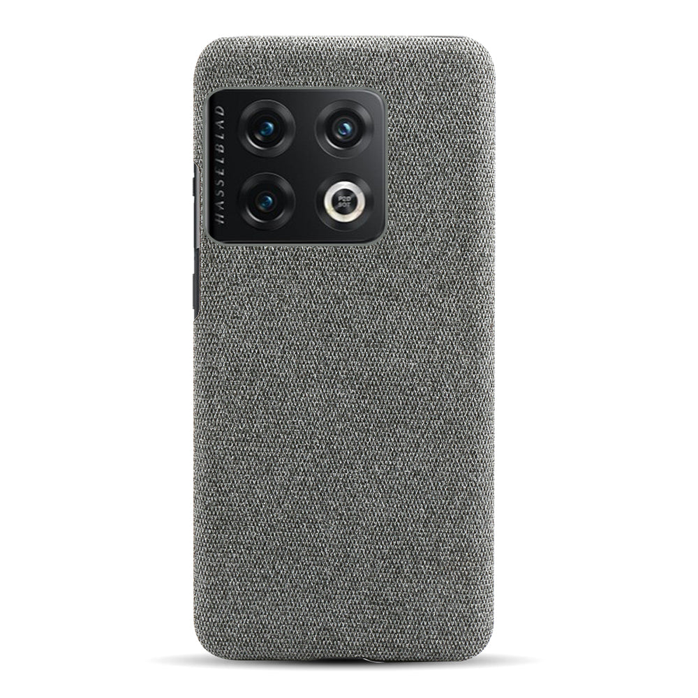For OnePlus 10 Pro 5G Hard PC + Cloth Back Dual Protection Cover Cushion Anti-Scratch Shockproof Phone Case