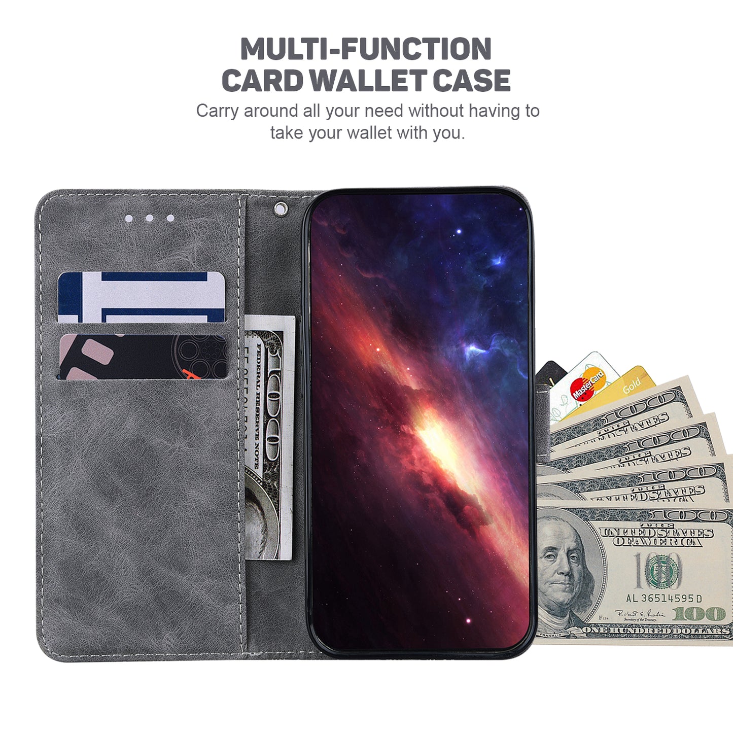 For OnePlus Nord N200 5G Imprinted Geometry Pattern PU Leather Magnetic Protection Cover Folding Stand Wallet Flip Folio Case with Strap