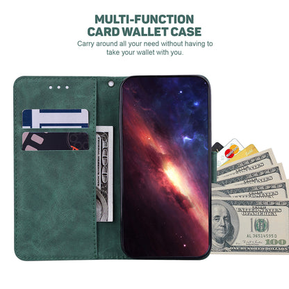 For OnePlus Nord N200 5G Imprinted Geometry Pattern PU Leather Magnetic Protection Cover Folding Stand Wallet Flip Folio Case with Strap