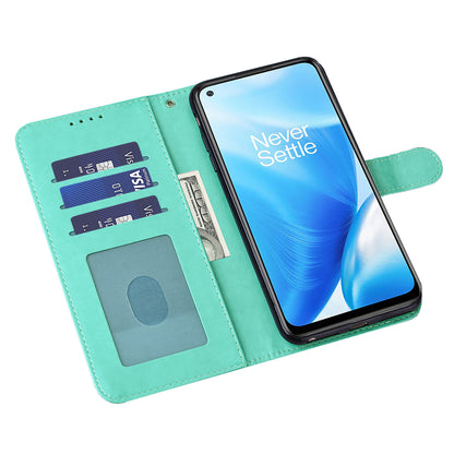 For OnePlus 10 Pro 5G Deer Tree Pattern Imprinted PU Leather Magnetic Flip Cover Stand Wallet Full-Body Protective Case