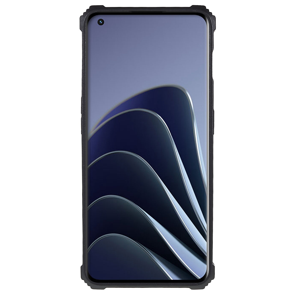 PC TPU Combo Armor Phone Case for OnePlus 10 Pro, Double Protection Anti-fall Kickstand and Magnetic Metal Sheet Hybrid Phone Case