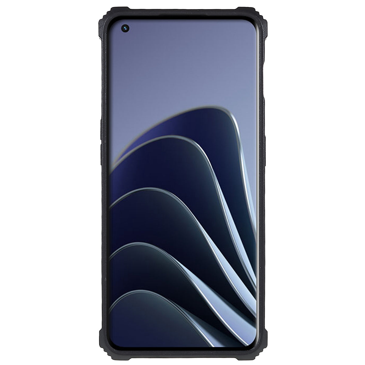 PC TPU Combo Armor Phone Case for OnePlus 10 Pro, Double Protection Anti-fall Kickstand and Magnetic Metal Sheet Hybrid Phone Case