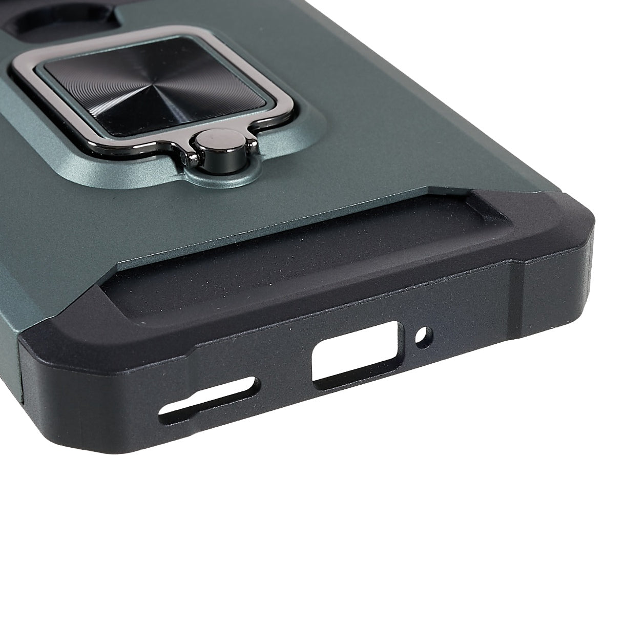 For OnePlus 10 Pro Wear-resistant PC + TPU Camera Slider Anti-drop Card Slot + Metal Kickstand Design Case