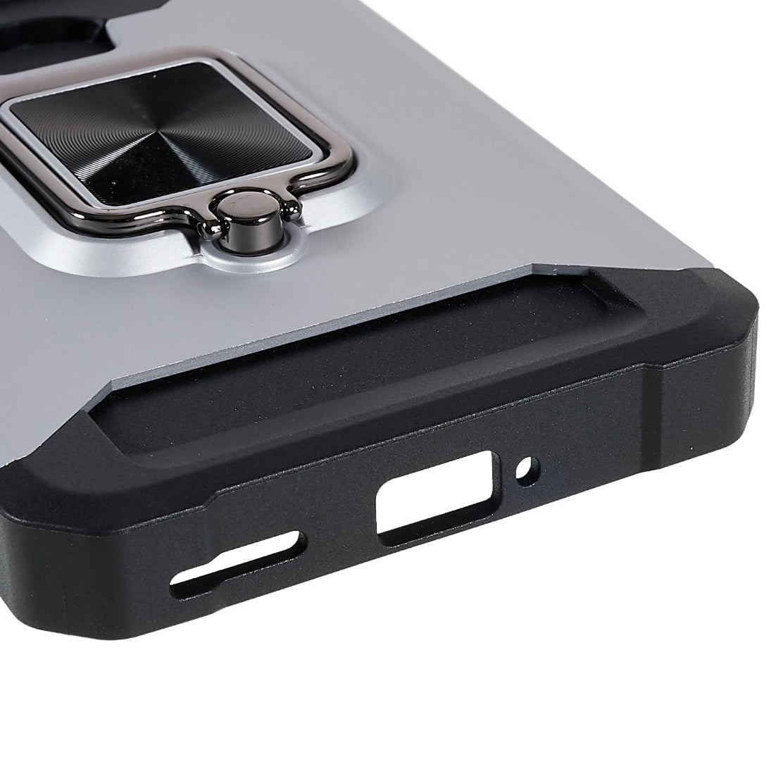 For OnePlus 10 Pro Wear-resistant PC + TPU Camera Slider Anti-drop Card Slot + Metal Kickstand Design Case