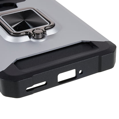 For OnePlus 10 Pro Wear-resistant PC + TPU Camera Slider Anti-drop Card Slot + Metal Kickstand Design Case