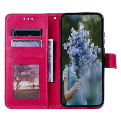 For OnePlus 10R 5G/Ace 5G Anti-scratch Stand Cover Mandala Flower Pattern Imprinted PU Leather Wallet Flip Case with Wrist Strap