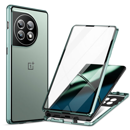 Metal Frame Case for OnePlus 11 5G PC+Tempered Glass Phone Case Full Protection with Lock