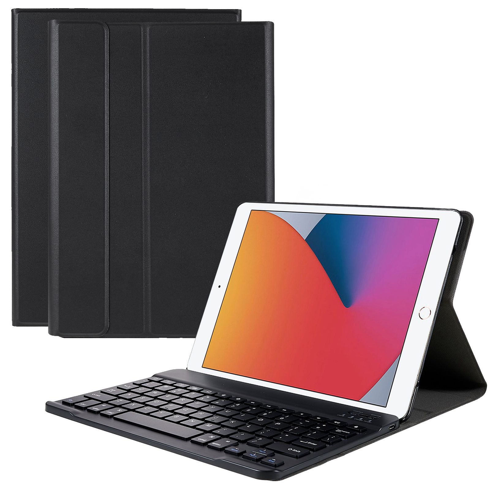 Universal 9.7-inch Bluetooth Keyboard Leather Case for iPad 9.7 (2017)/Pro 9.7/iPad Air 2/Air