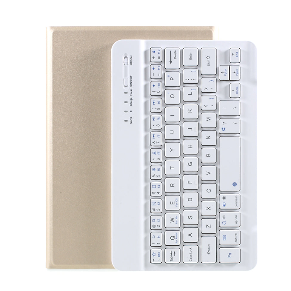 Detachable PU Leather Bluetooth Keyboard Cover Case with Stand for for iPad mini (2019) 7.9 inch/mini 4