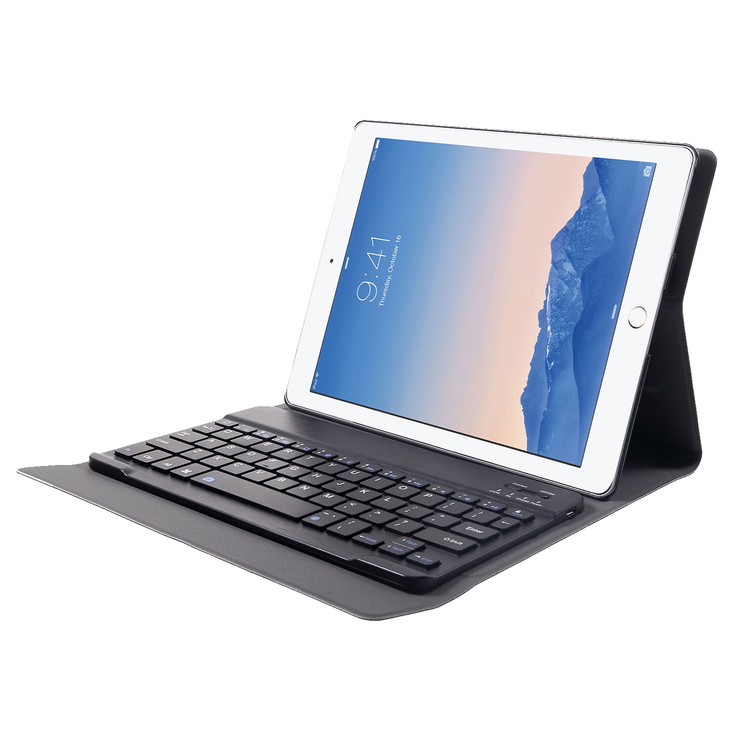 Detachable 2-in-1 Bluetooth Keyboard + Leather Stand Case Cover for iPad 4 / 3 / 2 Foldable Keyboard Set