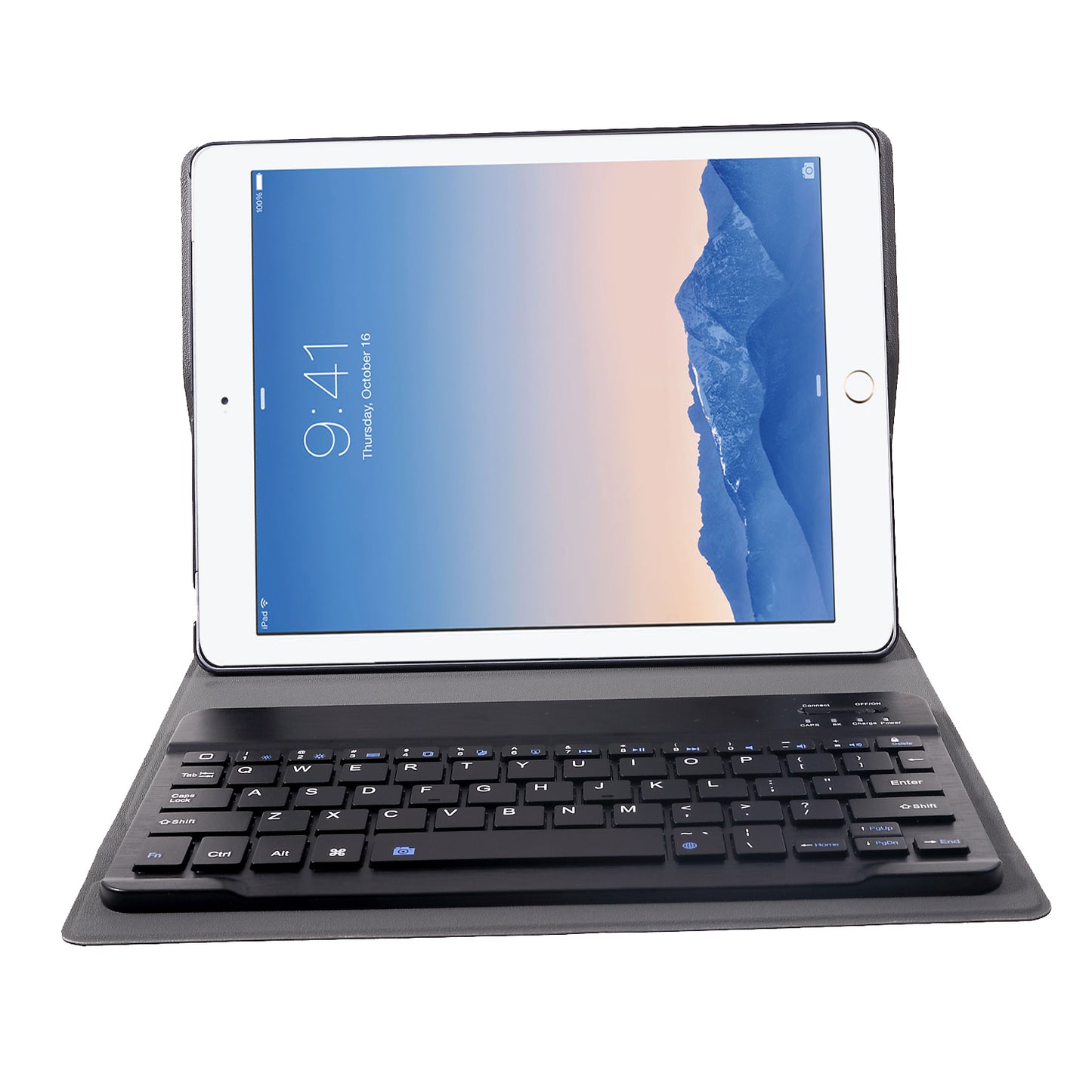 Detachable 2-in-1 Bluetooth Keyboard + Leather Stand Case Cover for iPad 4 / 3 / 2 Foldable Keyboard Set