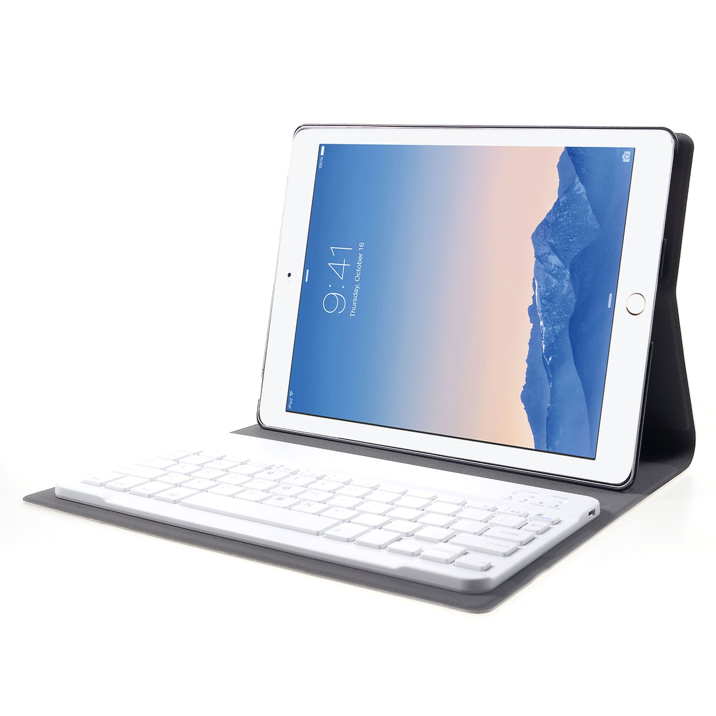 Detachable 2-in-1 Bluetooth Keyboard + Leather Stand Case Cover for iPad 4 / 3 / 2 Foldable Keyboard Set