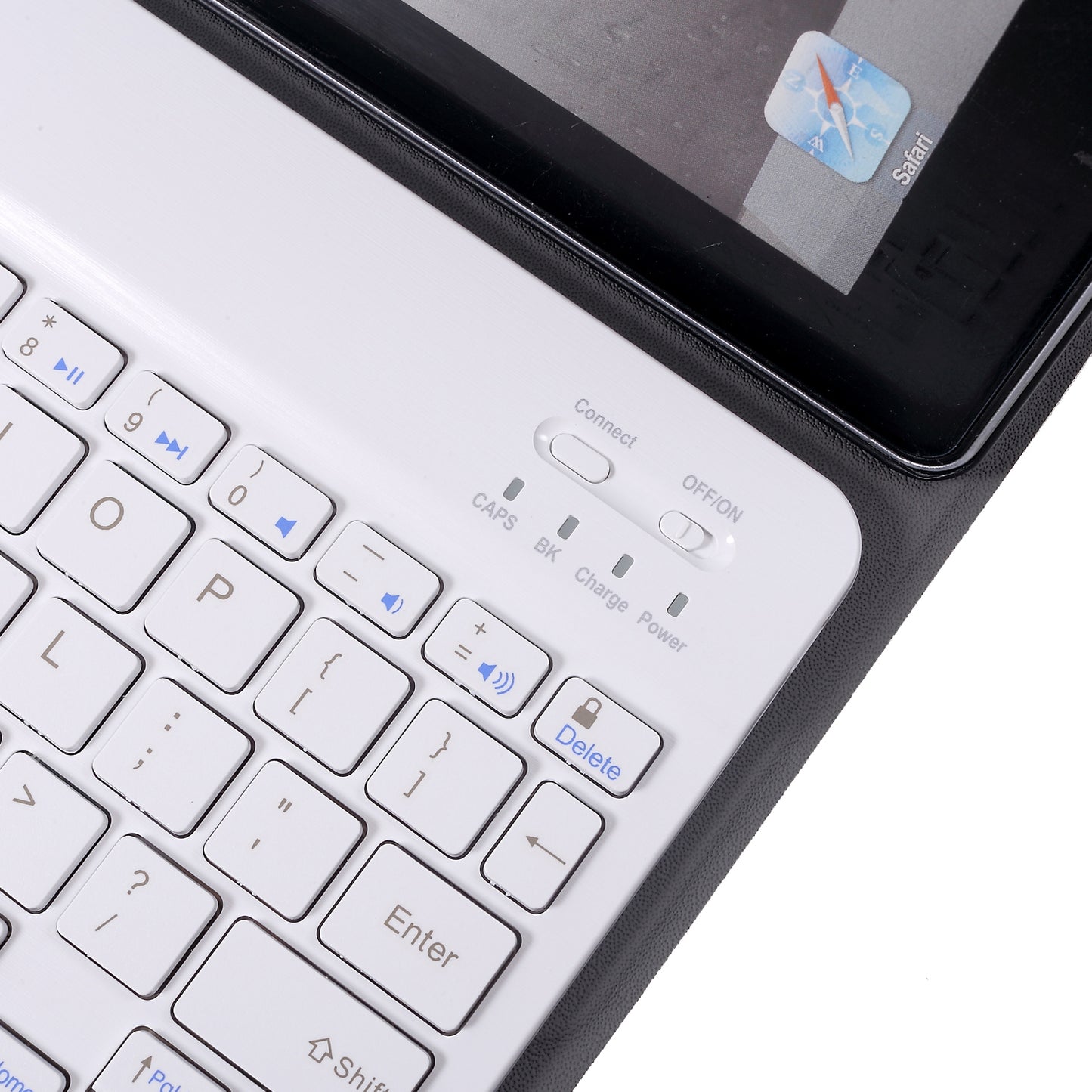 Detachable 2-in-1 Bluetooth Keyboard + Leather Stand Case Cover for iPad 4 / 3 / 2 Foldable Keyboard Set