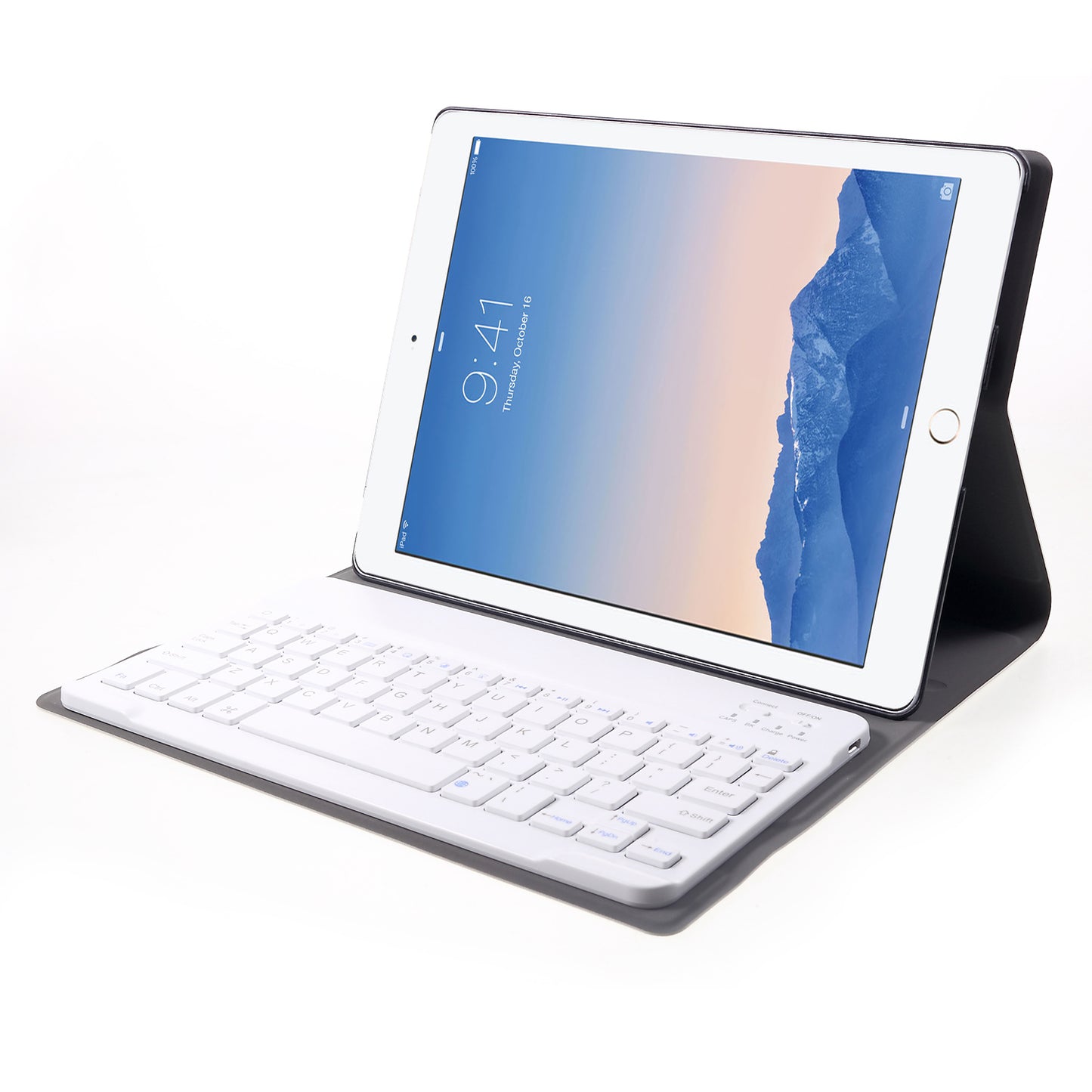 Detachable 2-in-1 Bluetooth Keyboard + Leather Stand Case Cover for iPad 4 / 3 / 2 Foldable Keyboard Set