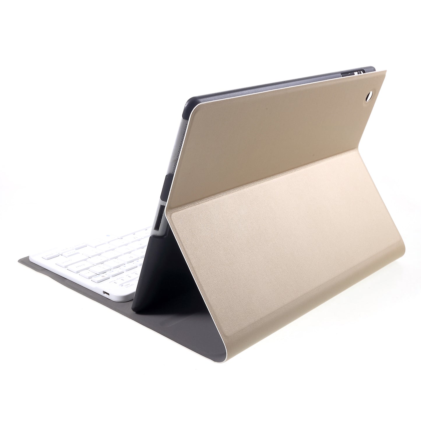 Detachable 2-in-1 Bluetooth Keyboard + Leather Stand Case Cover for iPad 4 / 3 / 2 Foldable Keyboard Set