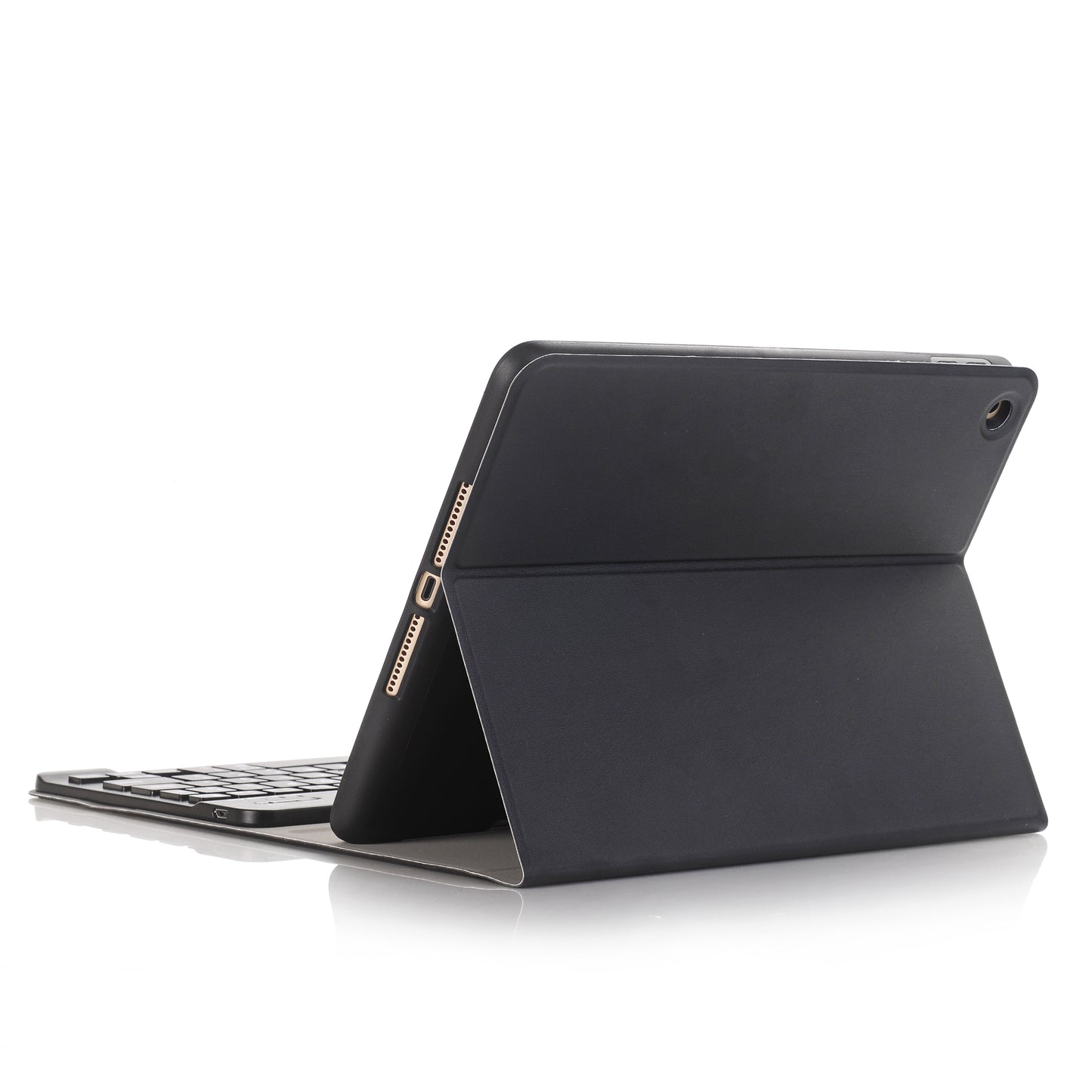 Detachable Bluetooth Keyboard Leather Stand Case with Pen Slot for iPad 9.7-inch (2018)/9.7-inch (2017)/Air 2/Air