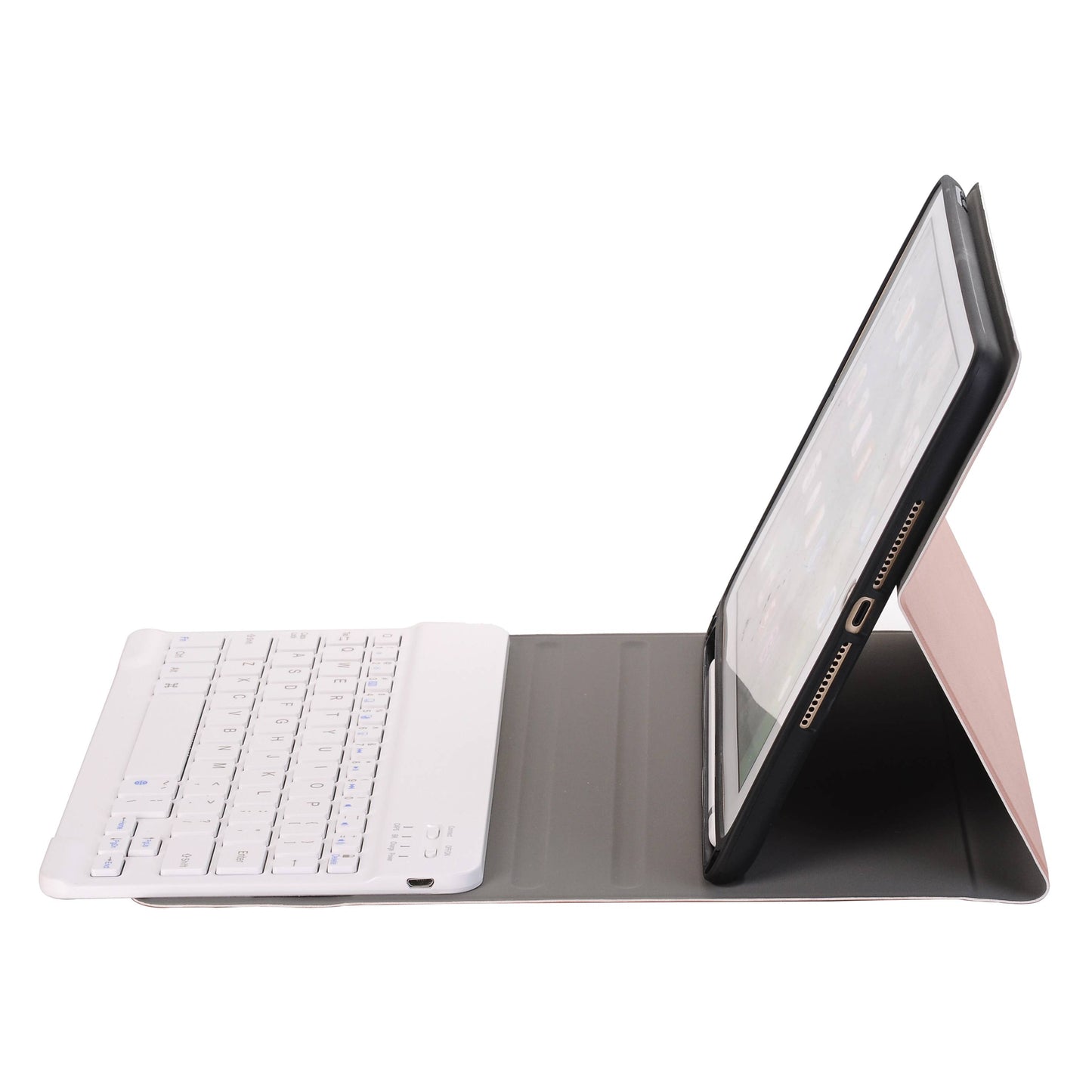 Detachable Bluetooth Keyboard Leather Stand Case with Pen Slot for iPad 9.7-inch (2018)/9.7-inch (2017)/Air 2/Air