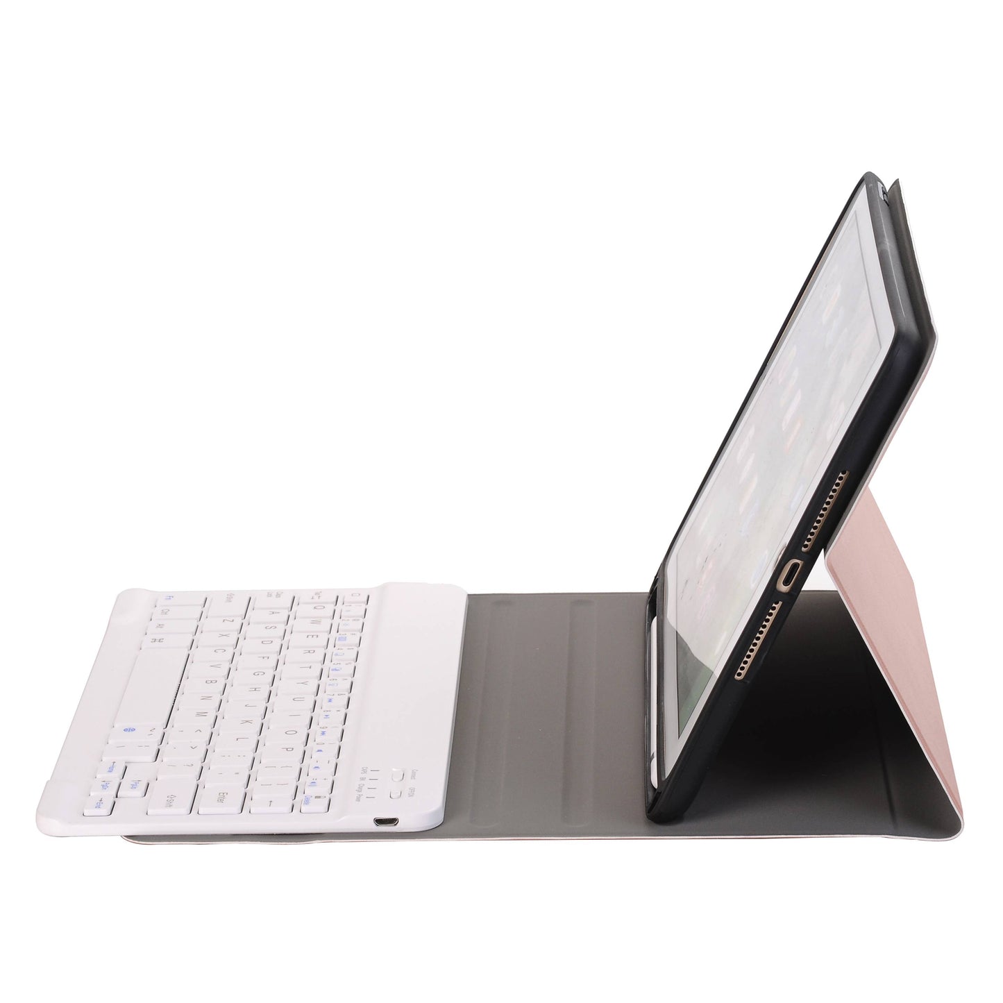 Detachable Bluetooth Keyboard Leather Stand Case with Pen Slot for iPad 9.7-inch (2018)/9.7-inch (2017)/Air 2/Air