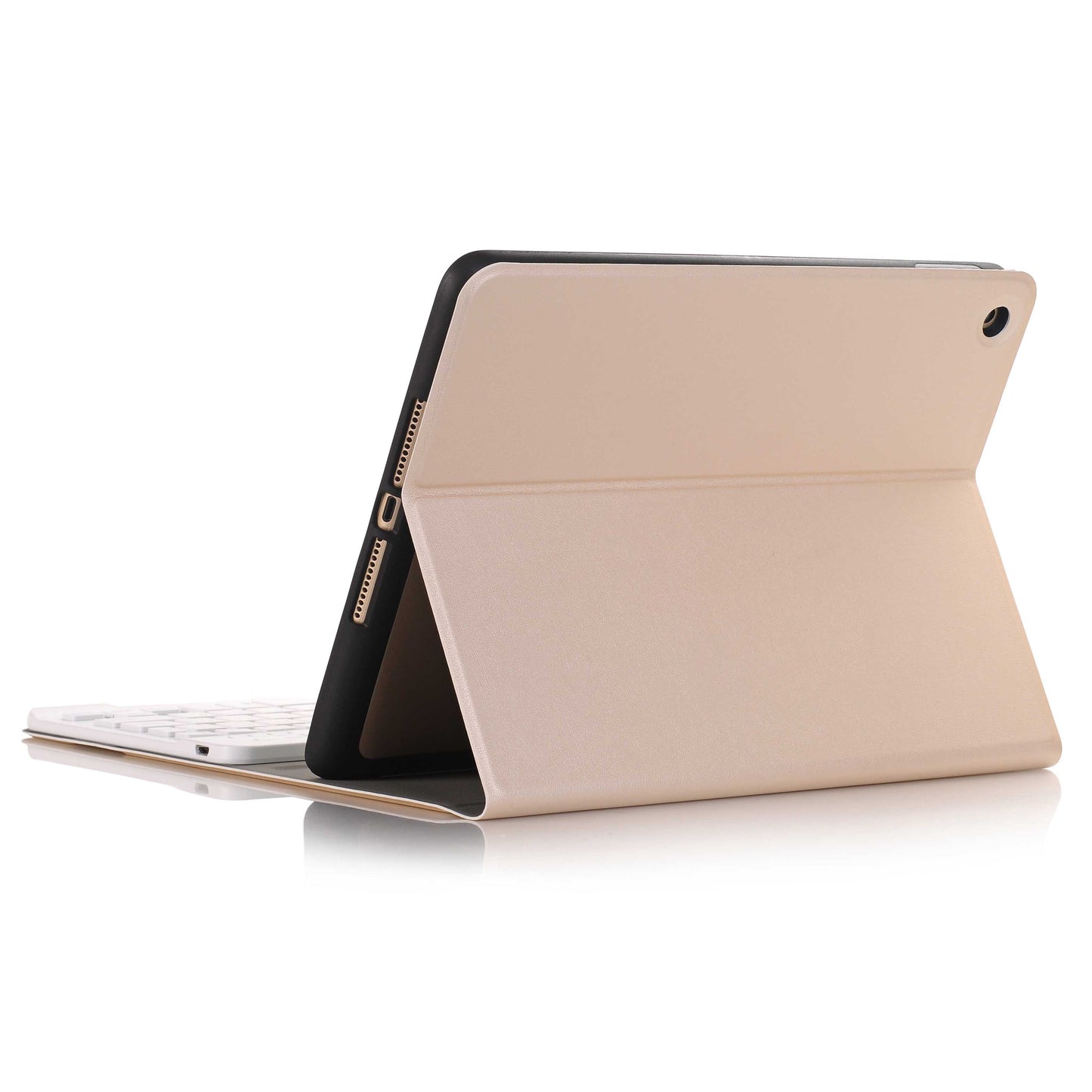 Detachable Bluetooth Keyboard Leather Stand Case with Pen Slot for iPad 9.7-inch (2018)/9.7-inch (2017)/Air 2/Air