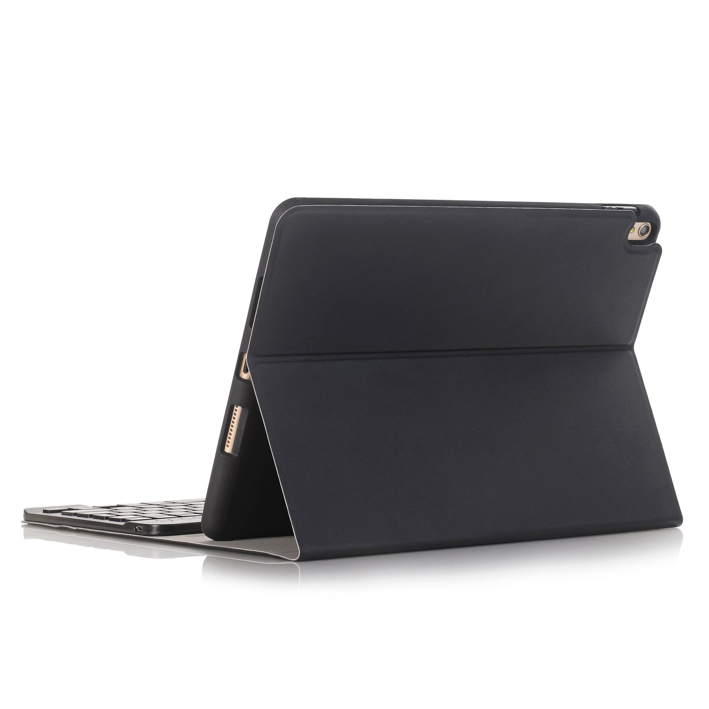 2-in-1 Bluetooth Keyboard with Removable Leather Stand Protective Case and Pen Slot for iPad Pro 10.5-inch (2017)