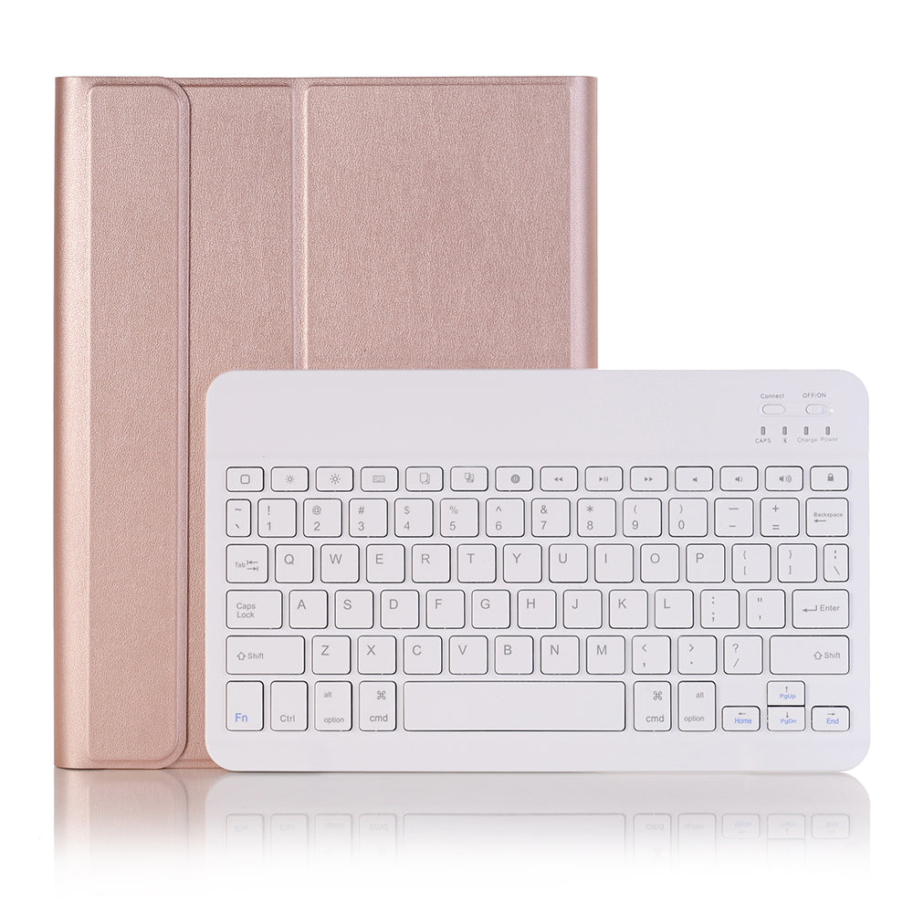 2-in-1 Bluetooth Keyboard with Removable Leather Stand Protective Case and Pen Slot for iPad Pro 10.5-inch (2017)