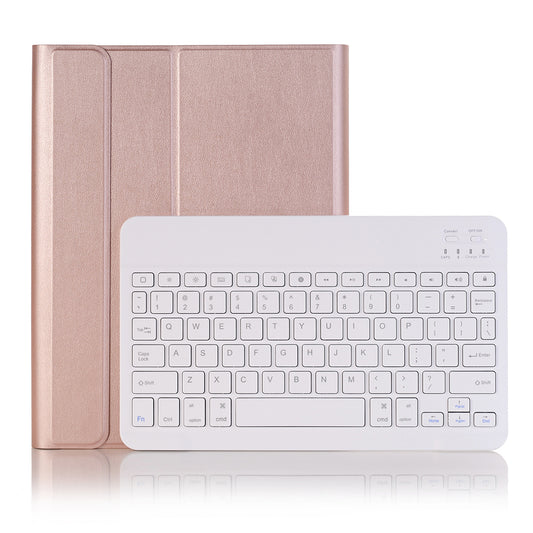 2-in-1 Bluetooth Keyboard with Removable Leather Stand Protective Case and Pen Slot for iPad Pro 10.5-inch (2017)