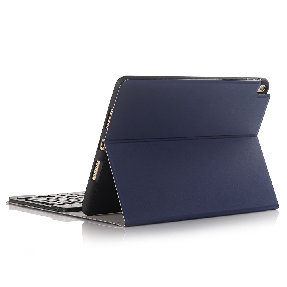 2-in-1 Bluetooth Keyboard with Removable Leather Stand Protective Case and Pen Slot for iPad Pro 10.5-inch (2017)
