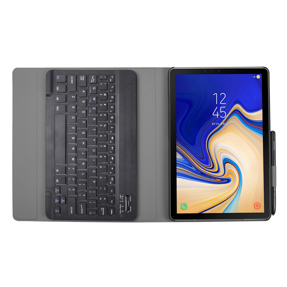 Detachable Bluetooth Keyboard PU Leather Protection Cover Case for Samsung Galaxy Tab A 10.5 (2018) T590 T595