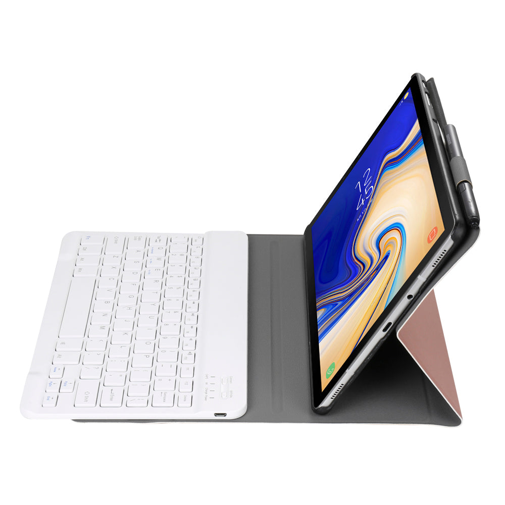 Detachable Bluetooth Keyboard PU Leather Protection Cover Case for Samsung Galaxy Tab A 10.5 (2018) T590 T595