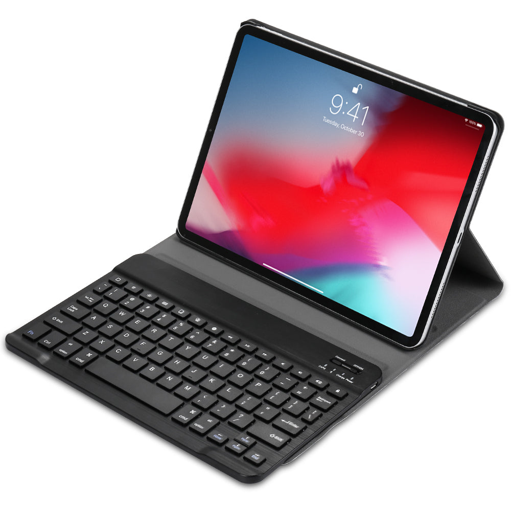 Detachable Wireless Bluetooth Keyboard Leather Case for iPad Pro 11-inch (2018)