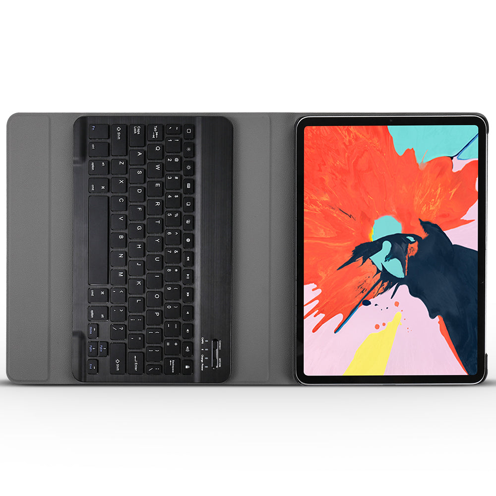 Detachable Wireless Bluetooth Keyboard Leather Case for iPad Pro 11-inch (2018)