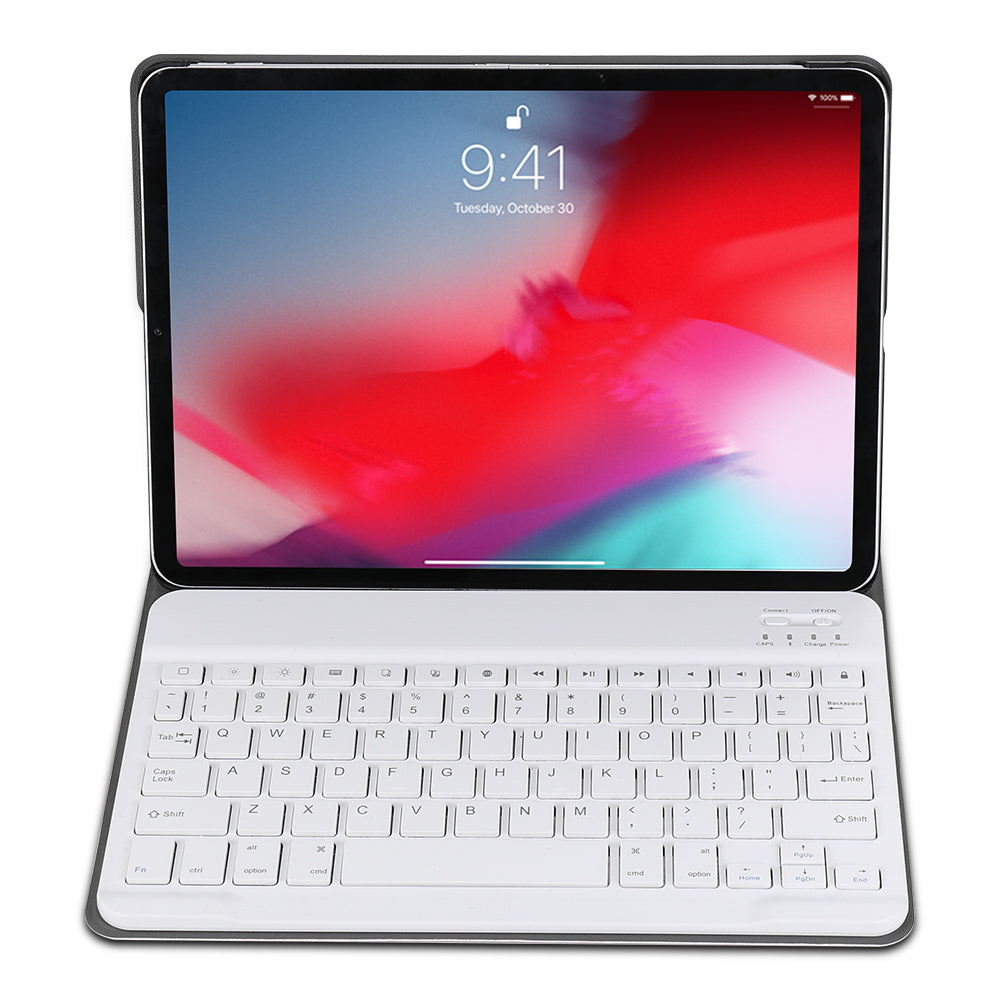 Detachable Wireless Bluetooth Keyboard Leather Case for iPad Pro 11-inch (2018)