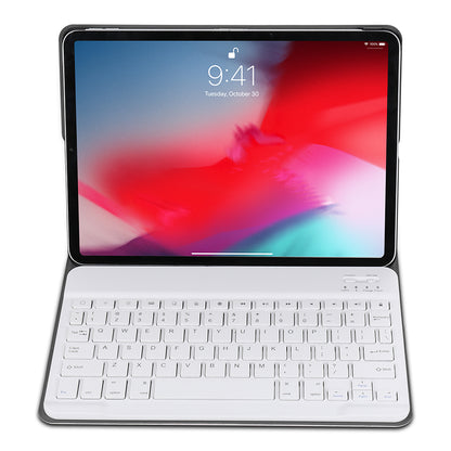 Detachable Wireless Bluetooth Keyboard Leather Case for iPad Pro 11-inch (2018)