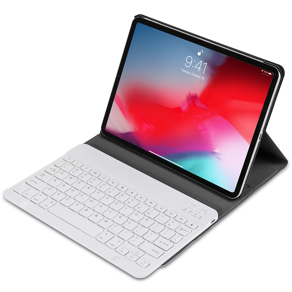 Detachable Wireless Bluetooth Keyboard Leather Case for iPad Pro 11-inch (2018)