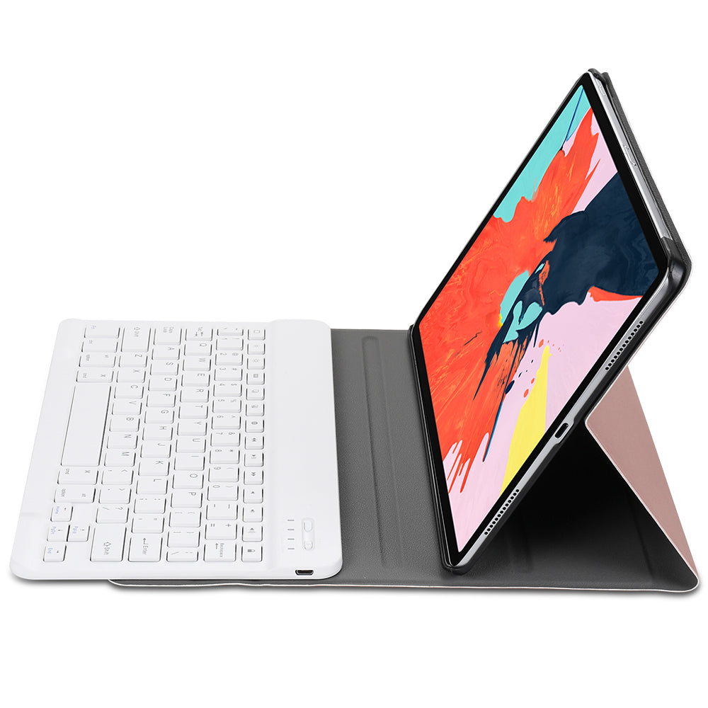 Detachable Wireless Bluetooth Keyboard Leather Case for iPad Pro 11-inch (2018)