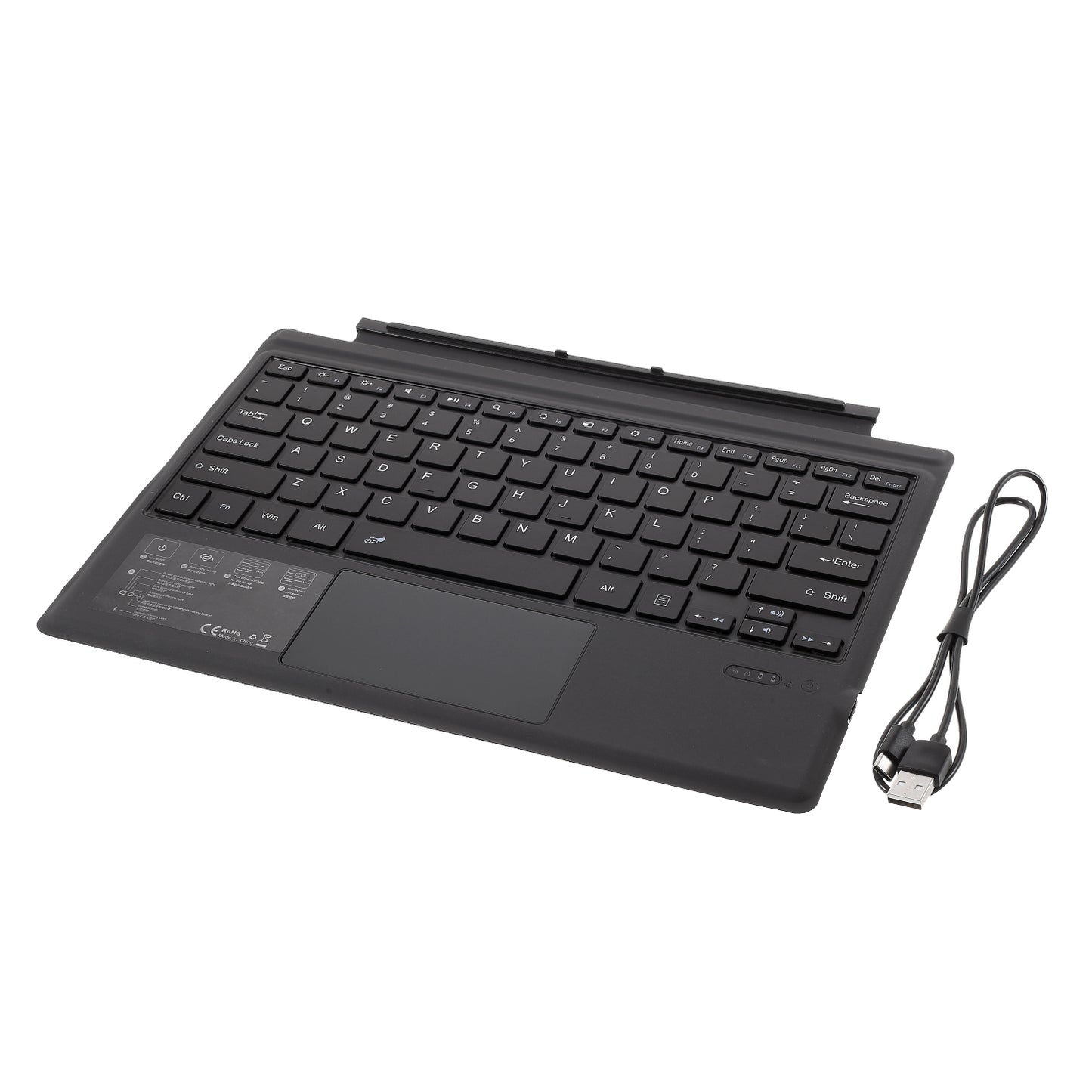 PU Leather Magnetic Wireless Bluetooth Keyboard with Trackpad for Microsoft Surface Pro 7 / 6 / 5 / 4 / 3