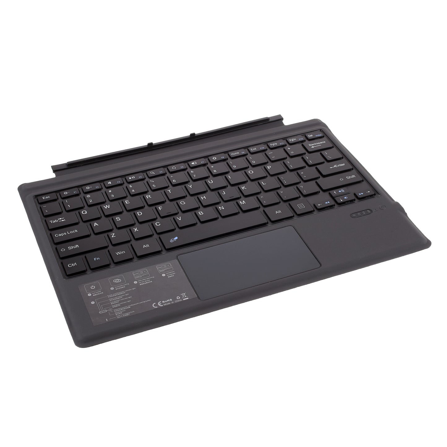 PU Leather Magnetic Wireless Bluetooth Keyboard with Trackpad for Microsoft Surface Pro 7 / 6 / 5 / 4 / 3