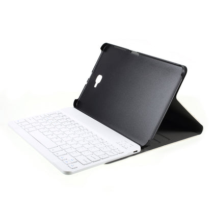 Detachable Bluetooth Keyboard Litchi Texture Leather Stand Case for Samsung Galaxy Tab A 10.1 (2016) / T580/T585