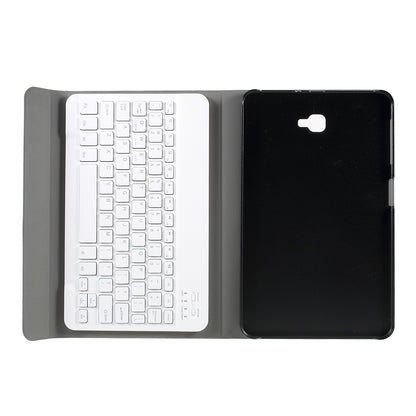Detachable Bluetooth Keyboard Litchi Texture Leather Stand Case for Samsung Galaxy Tab A 10.1 (2016) / T580/T585