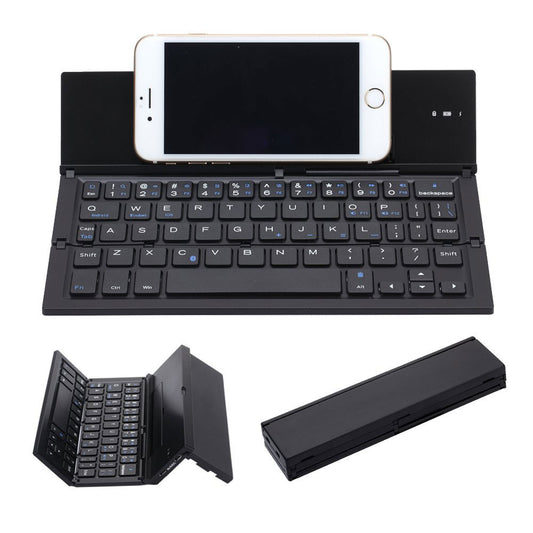 Portable Foldable Wireless Bluetooth 3.0 Keypad with Stand for Windows / iOS / Android Tablet and Smartphone