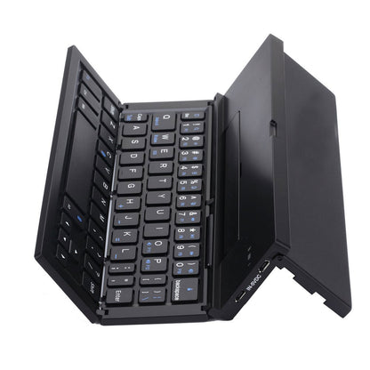 Portable Foldable Wireless Bluetooth 3.0 Keypad with Stand for Windows / iOS / Android Tablet and Smartphone