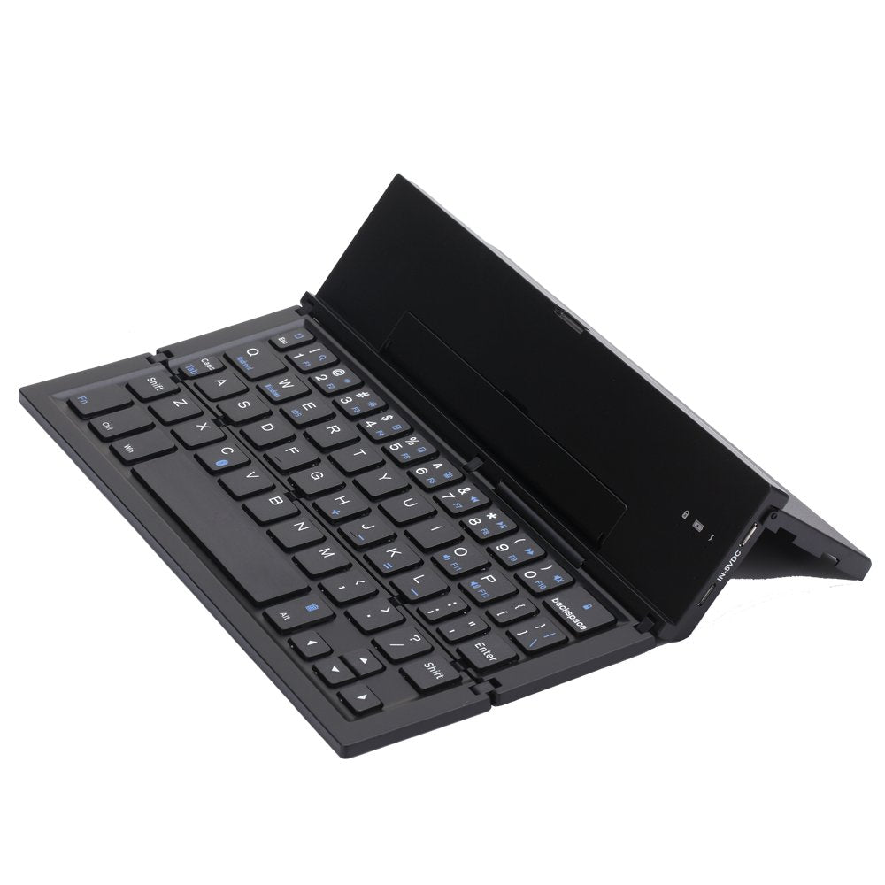 Portable Foldable Wireless Bluetooth 3.0 Keypad with Stand for Windows / iOS / Android Tablet and Smartphone