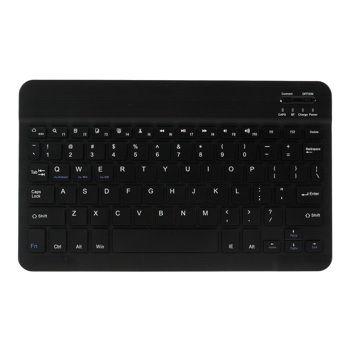 For Samsung Galaxy Tab A 10.1 (2019) T510/T515 Magnetic Detachable Bluetooth Keyboard + PU Leather Fine Sheep Lines Tablet Case 2-in-1