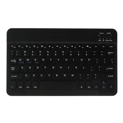 For Samsung Galaxy Tab A 10.1 (2019) T510/T515 Magnetic Detachable Bluetooth Keyboard + PU Leather Fine Sheep Lines Tablet Case 2-in-1