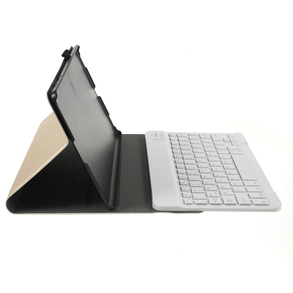 For Samsung Galaxy Tab A 10.1 (2019) T510/T515 Magnetic Detachable Bluetooth Keyboard + PU Leather Fine Sheep Lines Tablet Case 2-in-1