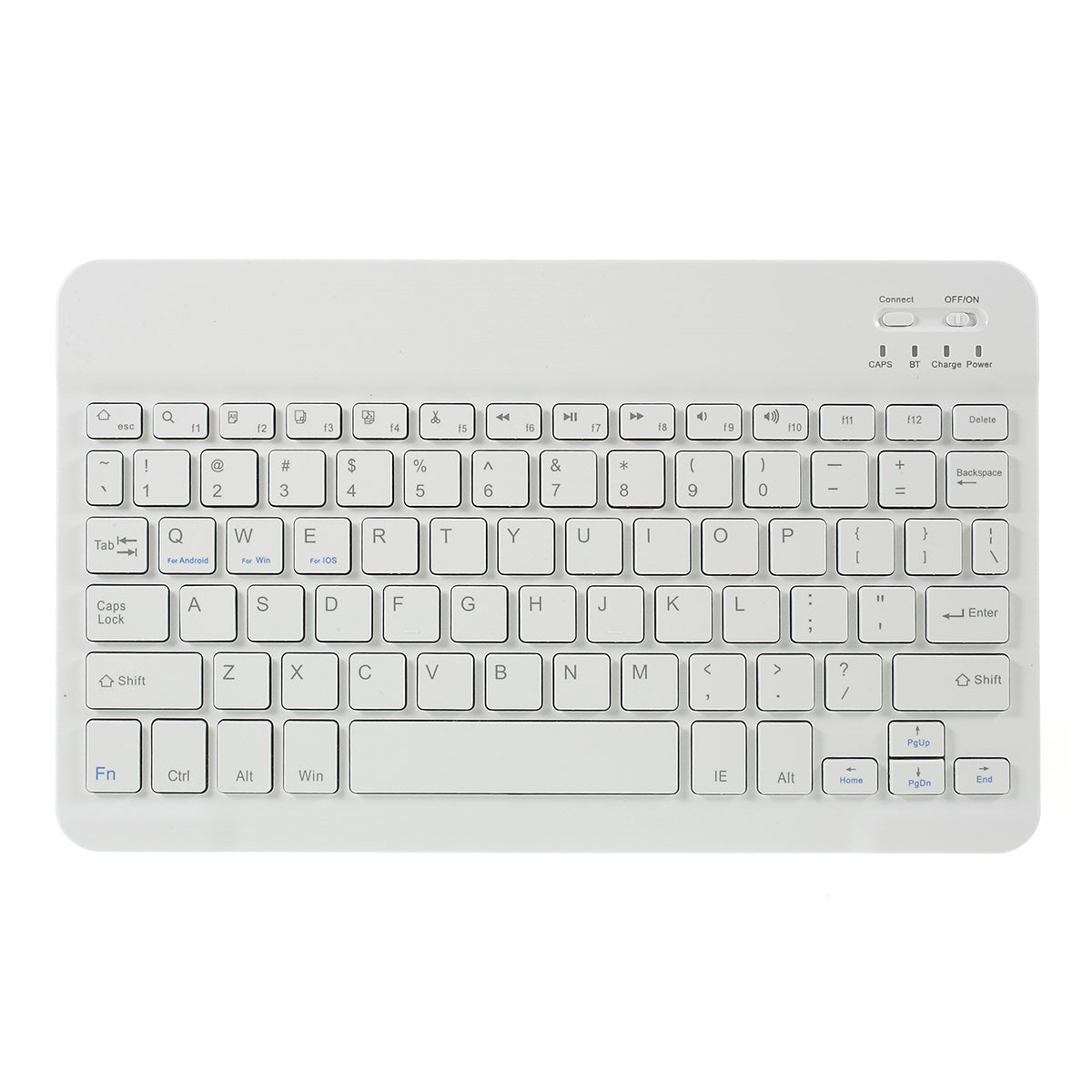 For Samsung Galaxy Tab A 10.1 (2019) T510/T515 Magnetic Detachable Bluetooth Keyboard + PU Leather Fine Sheep Lines Tablet Case 2-in-1