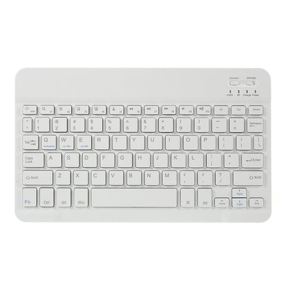 For Samsung Galaxy Tab A 10.1 (2019) T510/T515 Magnetic Detachable Bluetooth Keyboard + PU Leather Fine Sheep Lines Tablet Case 2-in-1