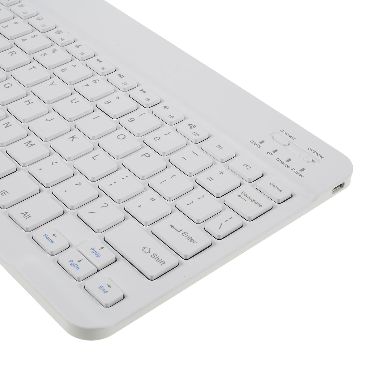 For Samsung Galaxy Tab A 10.1 (2019) T510/T515 Magnetic Detachable Bluetooth Keyboard + PU Leather Fine Sheep Lines Tablet Case 2-in-1