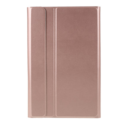 For Samsung Galaxy Tab A 10.1 (2019) T510/T515 Magnetic Detachable Bluetooth Keyboard + PU Leather Fine Sheep Lines Tablet Case 2-in-1